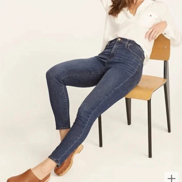 J. Crew Stretch curvy toothpick jeans in blue size 26 - Picture 1 of 11